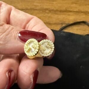 Freida Rothman New Collection Mother of Pearl  Stud Earrings:Great for Holidays!